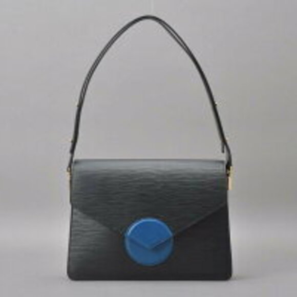 Louis Vuitton Handbags - Louis Vuitton black Epi bag shoulder blue leather Hoche